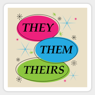 They pronouns Sticker